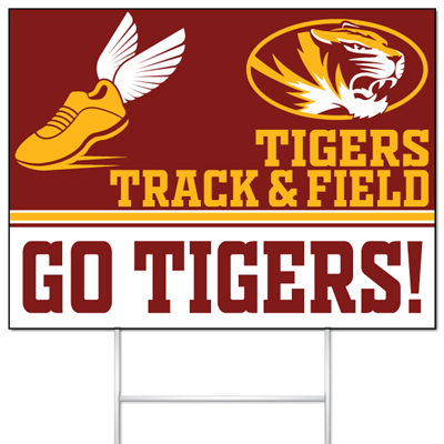 Track And Field Fan Yard Sign