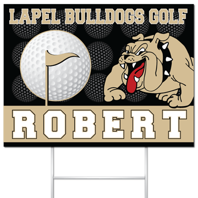 Golf Yard Sign