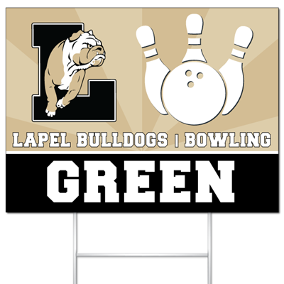 Bowling Yard Sign