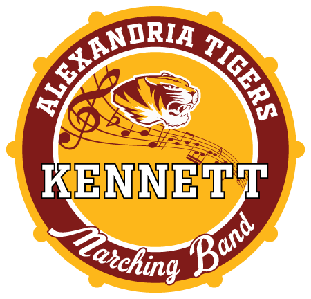 Alexandria Tigers Marching Band decal for Kennett