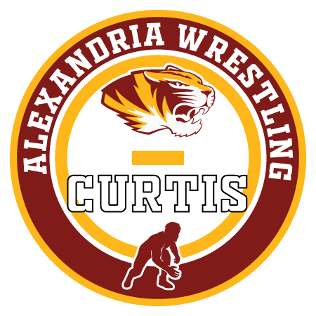 Alexandria Wrestling decal for Curtis