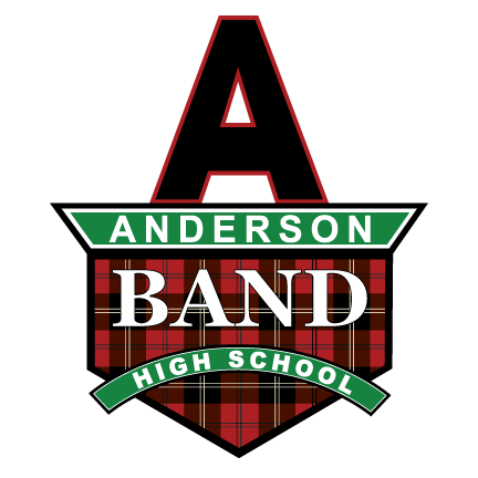 Anderson High School Band shield decal