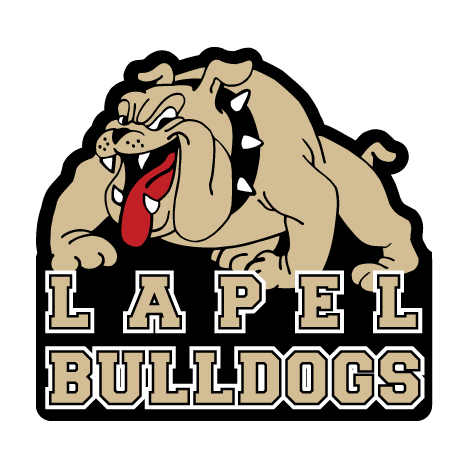 Lapel Bulldogs team logo decal